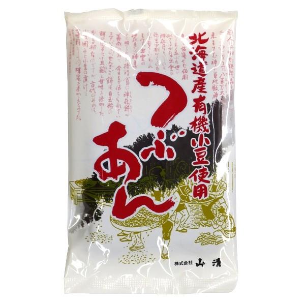 山清 つぶあん あんこ 小豆 北海道産有機小豆使用 200g