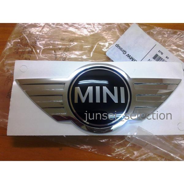 BMW MINI 純正 トランクエンブレム R50 R52 R53 R56 R57 F56 F55 F57 ONE COOPER S JCW リアエンブレム