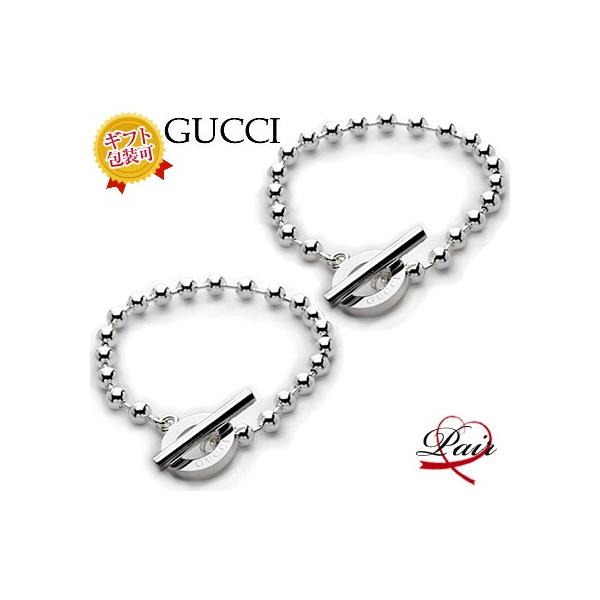 GUCCI グッチ 010294-09840/0006 ペアブレスレット/2個セット GUCCI グッチ 010294-09840/0006 ペアブレスレット/2個セット