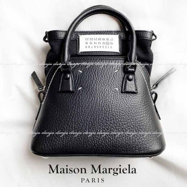 メゾン マルジェラ Maison Margiela 5AC マイクロバッグ ブラック 