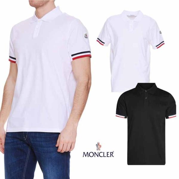 モンクレール MONCLER ポロシャツ H10918A00023899P0 ホワイト ブラック