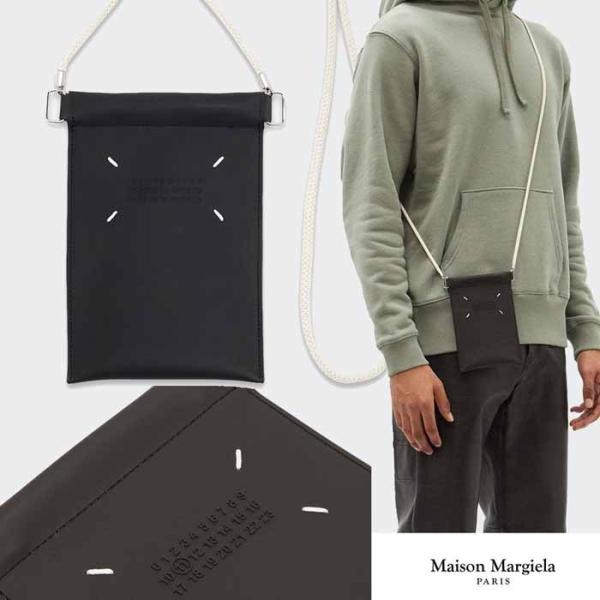 メゾン マルジェラ MAISON MARGIELA ラバーレザーネックポーチ