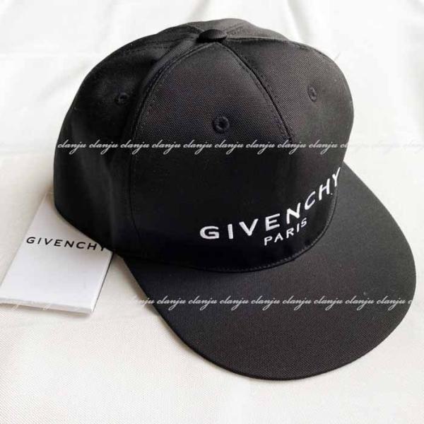 ジバンシイ GIVENCHY フロントロゴ キャップ 帽子 ブラック ジバンシー