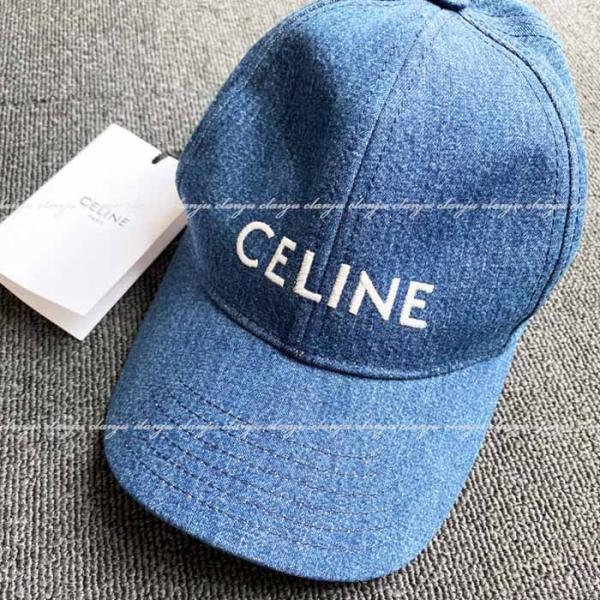 セリーヌ CELINE ベースボールキャップ デニム :bym06111626