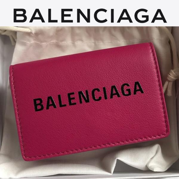 バレンシアガ エブリデイミニ財布 3つ折り財布 Balenciaga ピンク Bym Jurer ヤフーショップ 通販 Yahoo ショッピング