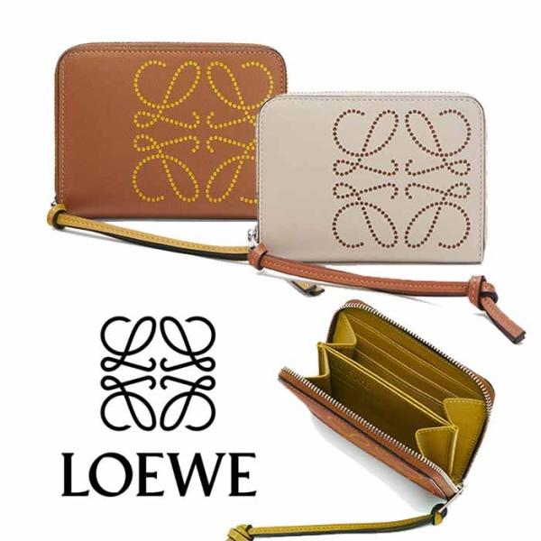 ロエベ LOEWE ブランド 6 カード ジップ ウォレット コインケース