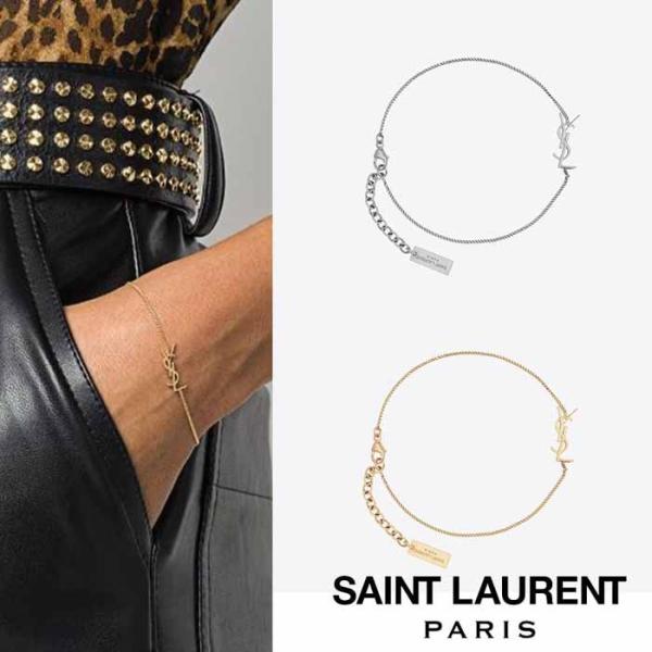 サンローラン Saint Laurent モノグラム チャームブレスレット