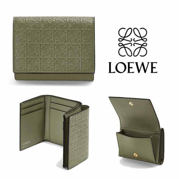 LOEWE 三つ折り財布 グリーン | tspea.org
