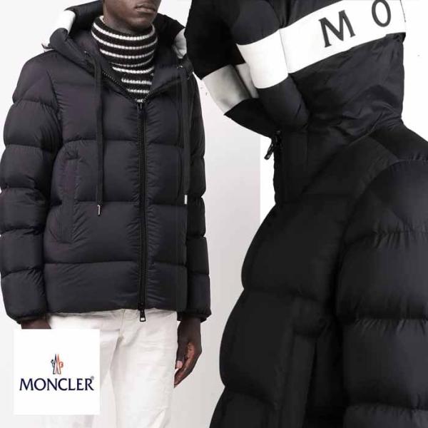モンクレール MONCLER ODART ロゴ ショート ダウンジャケット G20911A0005953333 ブラック