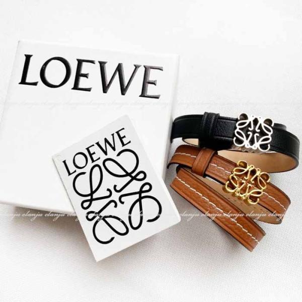 ロエベ LOEWE アナグラム レザー ブレスレット :bym12241052:JURER