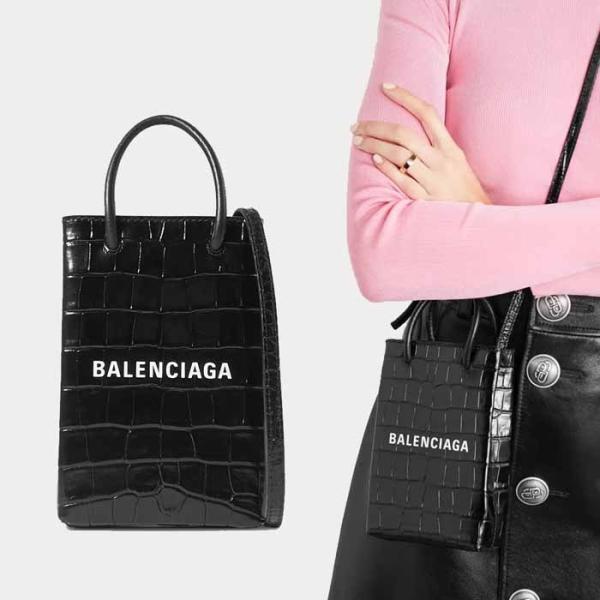 バレンシアガ BALENCIAGA ショッピング フォンホルダーバッグ