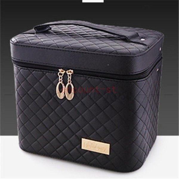カラー：ブラック、ピンク、ローズ、レッド、シルバーサイズ：24cm*20.5cm*17.5cm素材:PU 防水メイクボックス 鏡付き 大容量 コスメボックス化粧台 バニティケース コスメ ギフト 軽量 ソフトタイプ コスメボックス メークボ...
