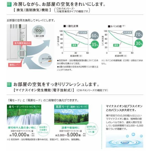 Cw 1819 W コロナ Corona ウインドエアコン 19年モデル 冷房専用タイプ 4 5 7畳 シティホワイト 送料無料 Humidisec Re
