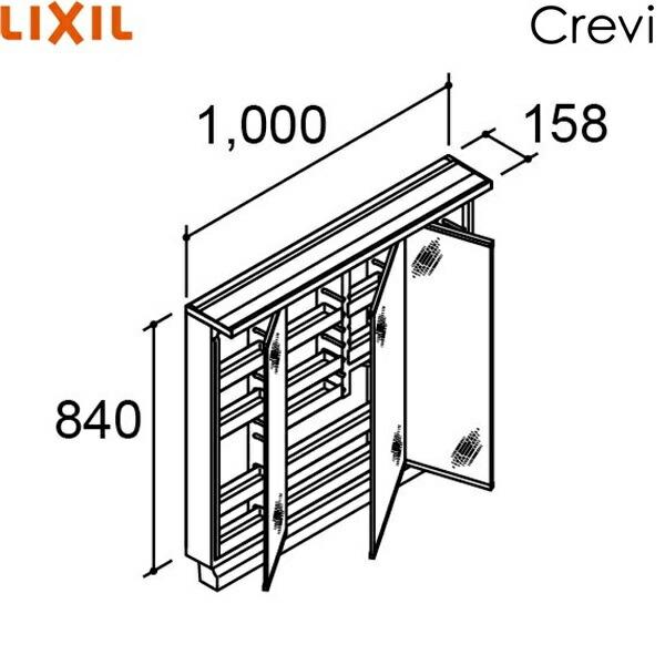INAX MRB-1003TXJU リクシル LIXIL/INAX クレヴィ ミラー INAX MRB-1003TXJU リクシル LIXIL/INAX クレヴィ ミラー