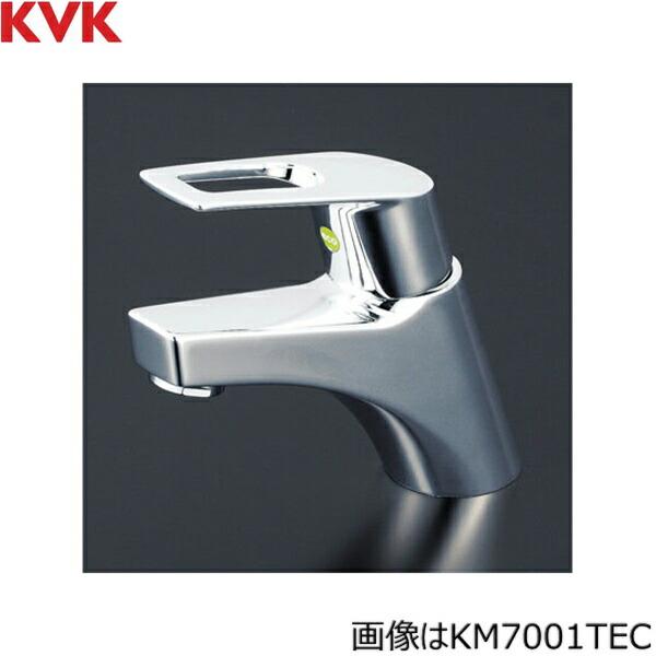 KVK シングルレバー式混合栓 【KM7001TEC】 シングル混合栓：KM7001T｜洗面用水栓：台付シングルレバー｜商品