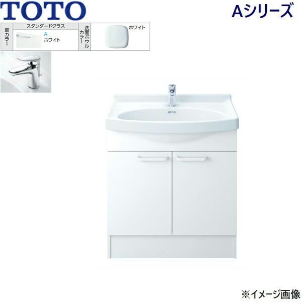 TOTO LDSAS075BAGKG1A TOTO Aシリーズ 洗面化粧台のみ 2枚扉 間口750mm 