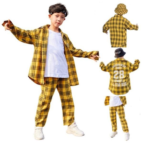 キッズ ダンス衣装 キッズ ダンス ヒップホップ ズボン チェック柄シャツ セットアップ 演出服 ダンスウェア ジュニア オシャレ Rge 903 Just For You Online Store 通販 Yahoo ショッピング