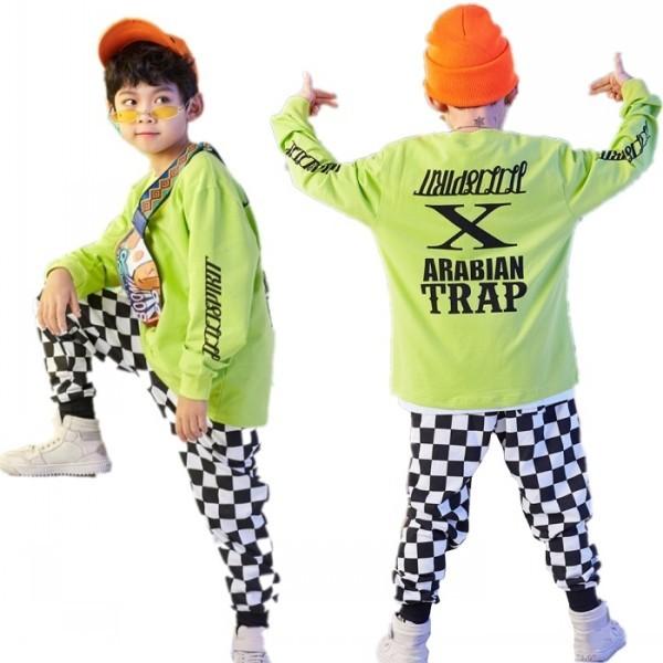キッズダンス衣装 ダンス衣装 ヒップホップ 韓国 チェク柄サルエルパンツ ダンス衣装 子供服 女の子 男の子 ジャズダンス 演出服 オシャレ Rge 927 Just For You Online Store 通販 Yahoo ショッピング