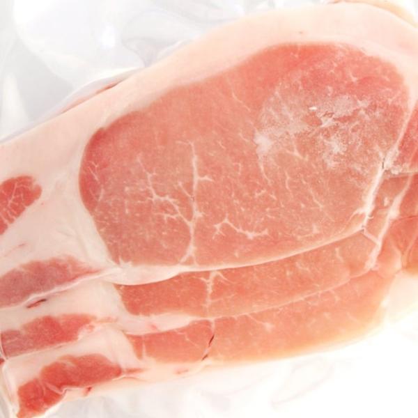 豚肉 国産 三清屋 薩摩黒豚 純粋六白黒豚 ローススライス 100g 　10パック 送料無料