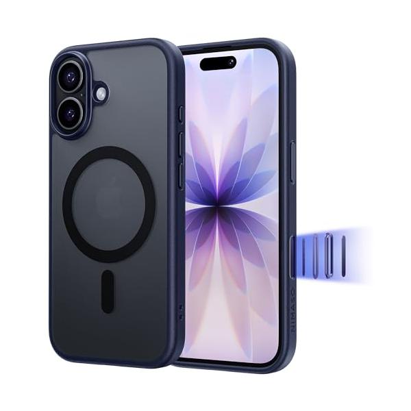 NIMASO iPhone 17 用 ケース MagSafeアクセサリー対応 スマホケース マグセーフ カバー 滑り止め マット仕上げ 全面保護 いPhone17用 耐衝撃 米軍MIL