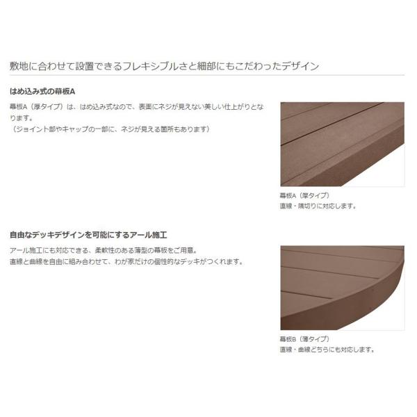 ウッドデッキ デッキ ウッドデッキ 樹ら楽ステージ 樹ら楽ステージ ロング束柱a L 879 Lixil 1 5間 12尺 2750 3628 ロング束柱a L 879 幕板a 店 Kirara 15 12 1a A ジャストネット