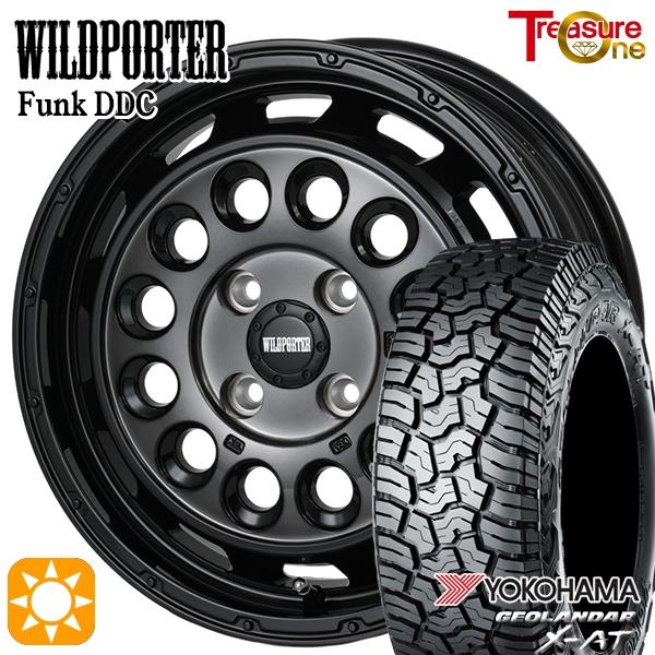 サマータイヤ ホイール4本セット 155/60R14 14インチ 4H100 ワイルドポーター ファンク DDC BP/BC ヨコハマ ジオランダー X-AT 