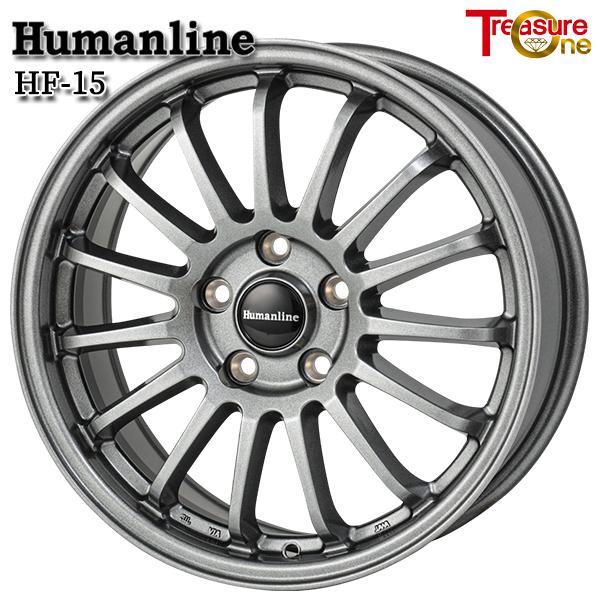 【新品】トレジャーワンカンパニー Humanline S15 ヒューマンライン 16インチ 4本 6.5J5HPCD114.3+53 ブラック CX-3 ヴェゼル等 (MHZ770)クレジットカード QRコード決済可能 TREASURE ONE (トレジャーワン) Humanline (ヒューマンライン) S-15 12