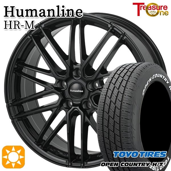 サマータイヤ ホイール4本セット 235/60R18インチ 5H114.3 ヒューマンライン HRM BK トーヨー オープンカントリー H/T2 WL
