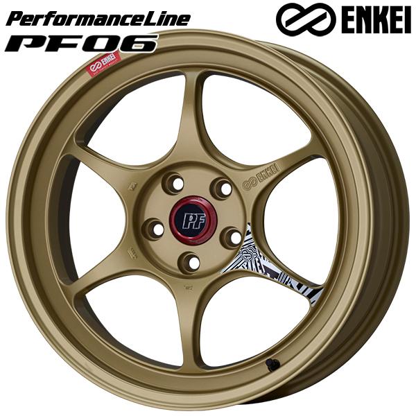 エンケイPF06 17インチ8.5J PCD100 5穴 新品1本 ENKEI（エンケイ） パフォーマンスライン PF06 17インチ 8.5J 5H100 +