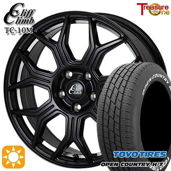 サマータイヤ ホイール4本セット 235/60R18インチ 5H114.3 トレジャーワン クリフクライム TC10M BK トーヨー オープンカントリー H/