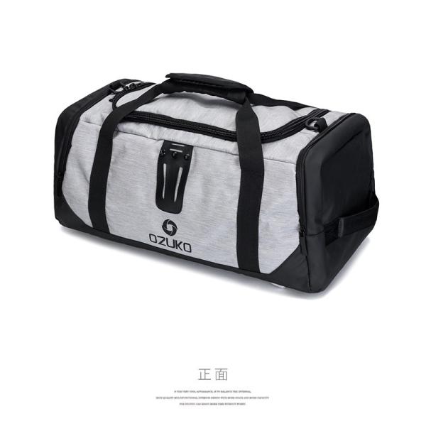 OZUKO ドラムバッグ 手提げバッグ リュックサック 斜めがけ 3way ノートPC タブレット収納 カバン 男女兼用 大容量 靴収納 防水 多目的旅行 スポーツジーム通い