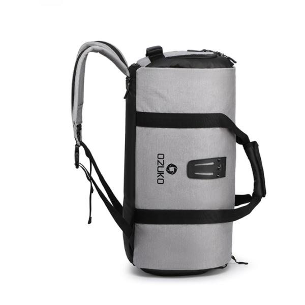 OZUKO ドラムバッグ 手提げバッグ リュックサック 斜めがけ 3way ノートPC タブレット収納 カバン 男女兼用 大容量 靴収納 防水 多目的旅行 スポーツジーム通い