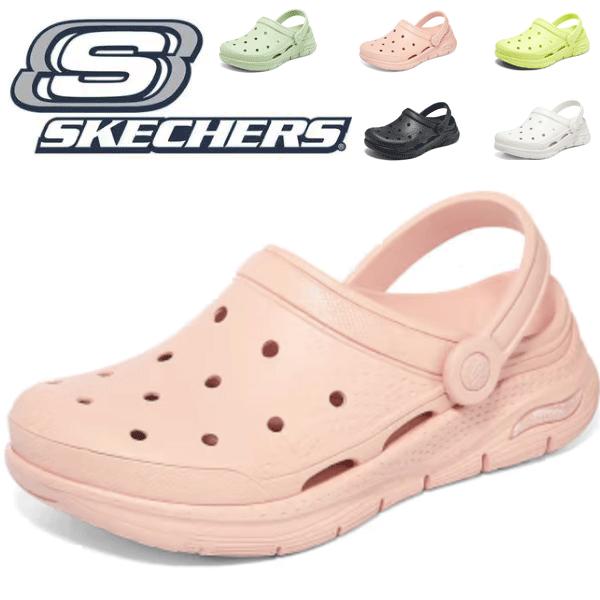 SKECHERS スケッチャーズ クロックス レディース 厚底 サンダル 