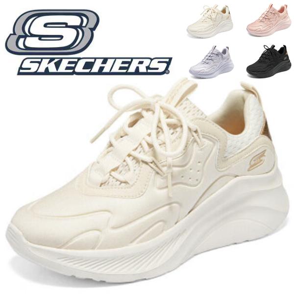 SKECHERS BOBS SPORT ホワイト スニーカー　新品未使用 SKECHERS（スケッチャーズ） スニーカー レディース 新作 厚底