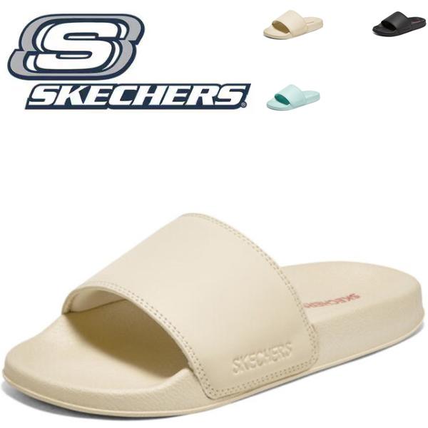 SKECHERS（スケッチャーズ） スリッパ レディース サンダル 厚底 滑り
