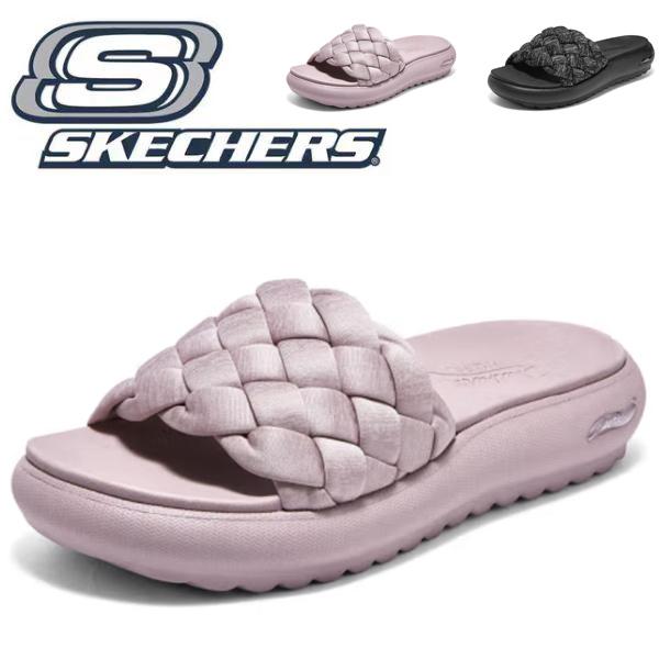 SKECHERS スケッチャーズ スリッパ レディース サンダル 厚底