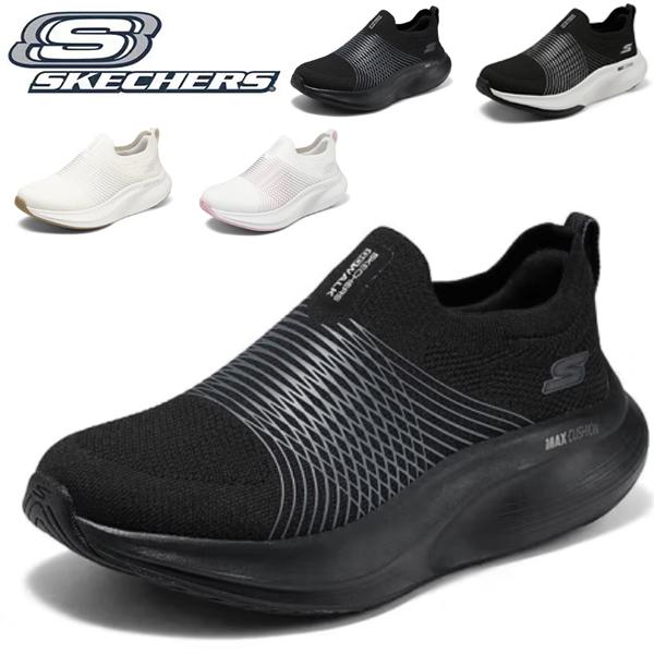 SKECHERS スケッチャーズ スリッポン レディース 黒 ハイカット