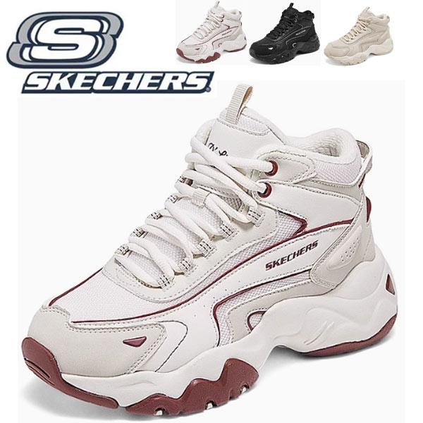 SKECHERS ハイカットスニーカー レディース スケッチャーズ 黒