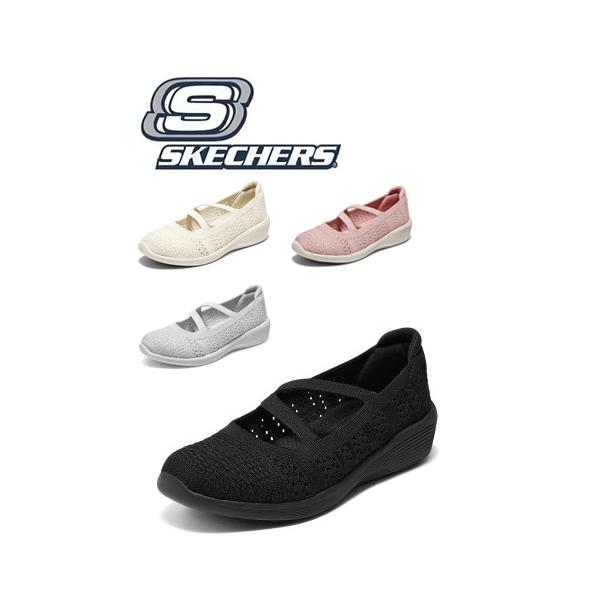 未使用 スケッチャーズ メリージェーン フラットシューズ メッシュ 夏 SKECHERS（スケッチャーズ） スリッポン レディース メリージェーン