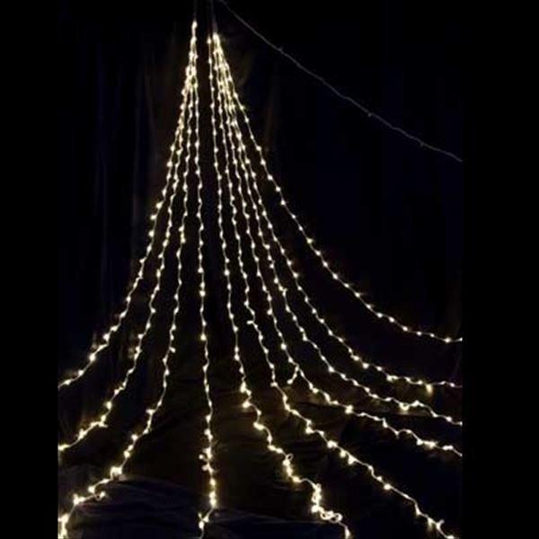 コロナ産業 コロナ産業 ドレープライト1500球 電球色LED