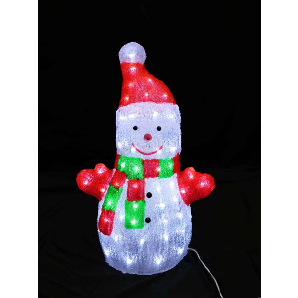 コロナ産業 スタンドスノーマン50モチーフ スノーマンモチーフ 3Dモチーフ クリスマスライト クリスマスイルミネーション L3D611