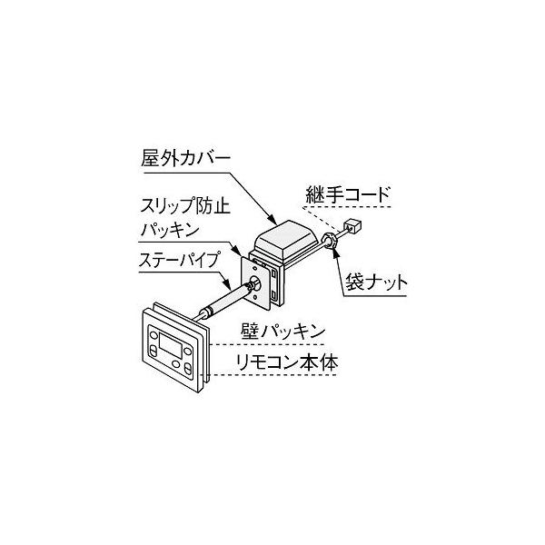 ノーリツ 浴室用屋外カバーセット　0700757