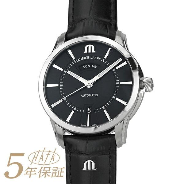 モーリスラクロア ポントス デイデイト 腕時計 MAURICE LACROIX PT6358-SS001-330-1 ブラック