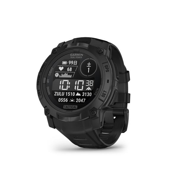[期間限定価格] ガーミン インスティンクト3 タクティカル Instinct3 Dual Power Tactical 50mm 010-02935-80 自衛隊 アウトドア トレーニング