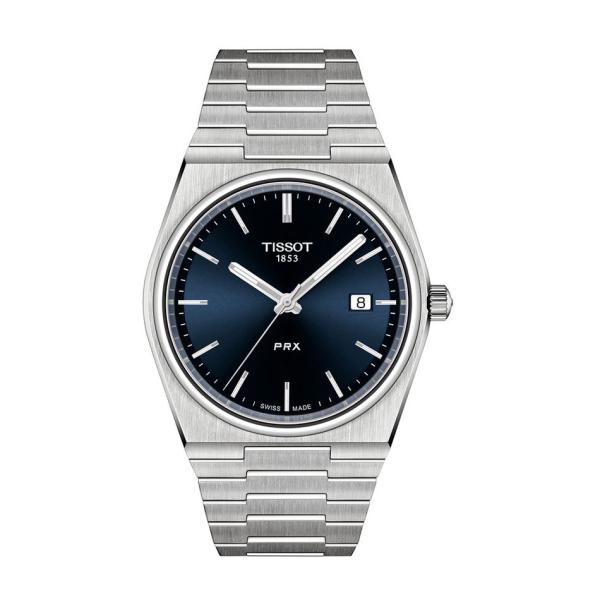 美品 ティソ PRX T137410A クォーツ ブルー文字盤 メンズ WT47 TISSOT（ティソ） 腕時計 メンズ PRX ピーアールエックス ブルー
