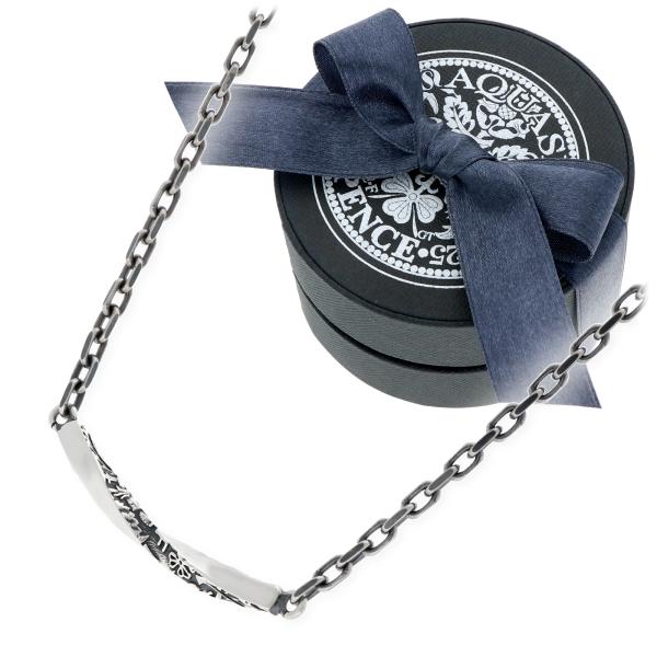 シルバーネックレス 刻印可能 アクアシルバー AQUA SILVER メンズ 彼氏