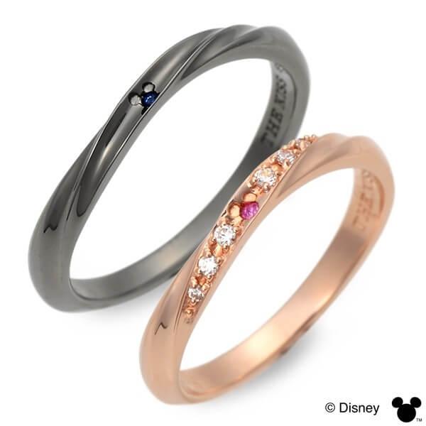 THE KISS ディズニーリング　 ダイヤモンド0.10ct リング5号 THE KISS ディズニーリング ダイヤモンド0.10ct リング5号