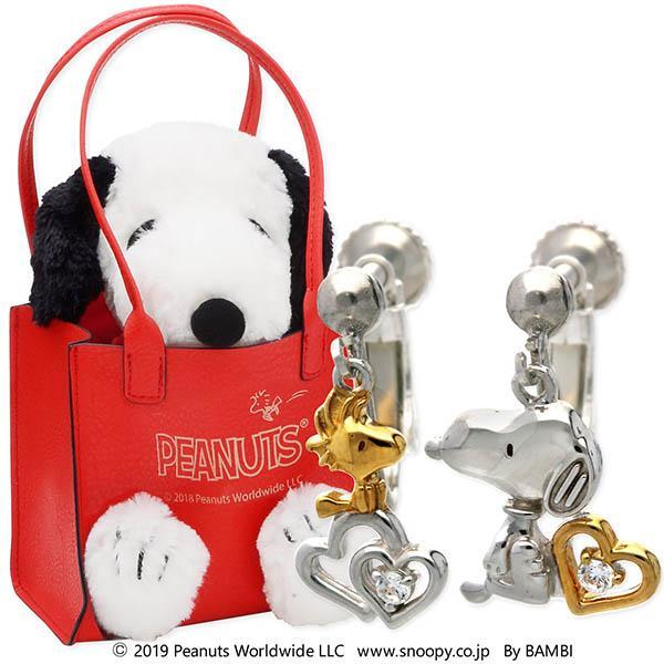 SNOOPY スヌーピー ウッドストック イヤリング レディース プレゼント