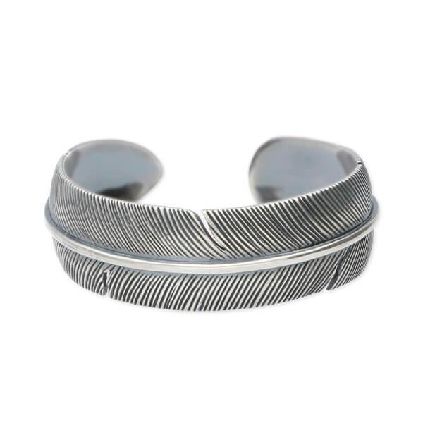 【⭐︎超希少‼︎ラスト1点⭐︎】オープンバングル　ブレスレット　シルバー　石あり LAST HEAVEN シルバー ブレスレット 彼氏 誕生日 ギフトラッピング