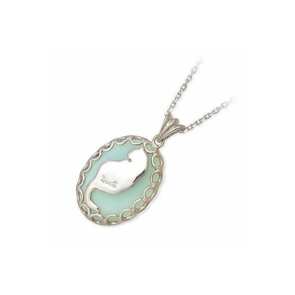 Blue Cat シルバー ネックレス 彼女 プレゼント ブルーキャット 誕生日 レディース プレゼント